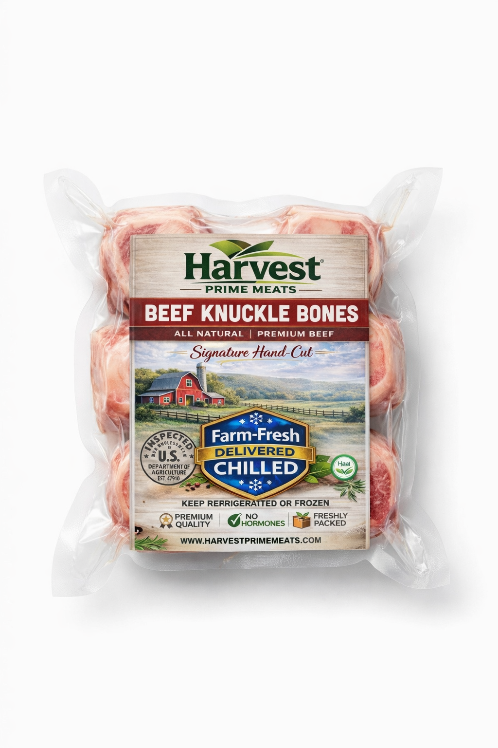 Beef Knuckle Bones 5 pieces | 1.2 - 1.5 lbs