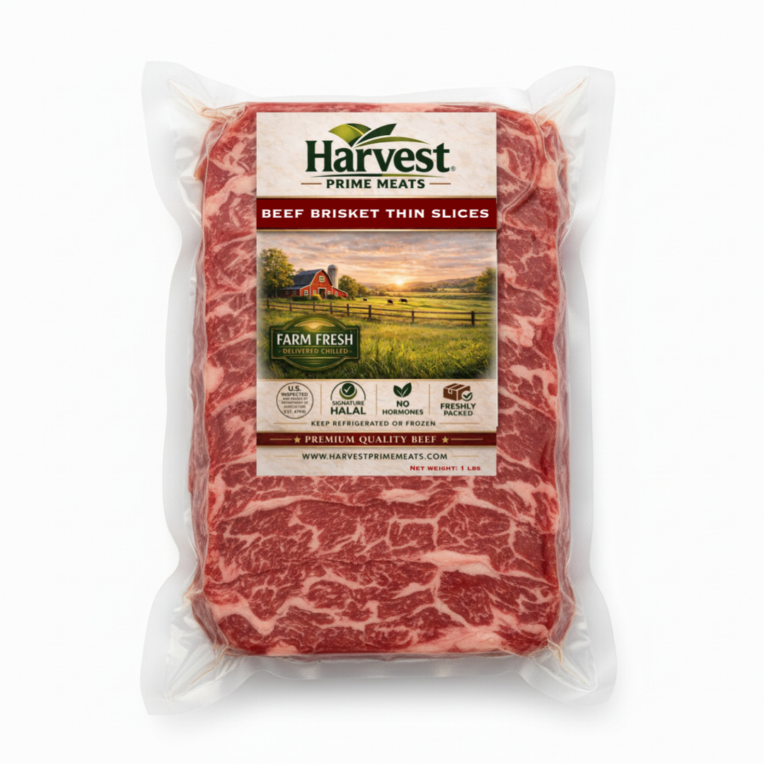 Beef Brisket Thin Slices | 1 lbs