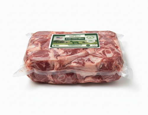 Baby Goat Meat - Side View