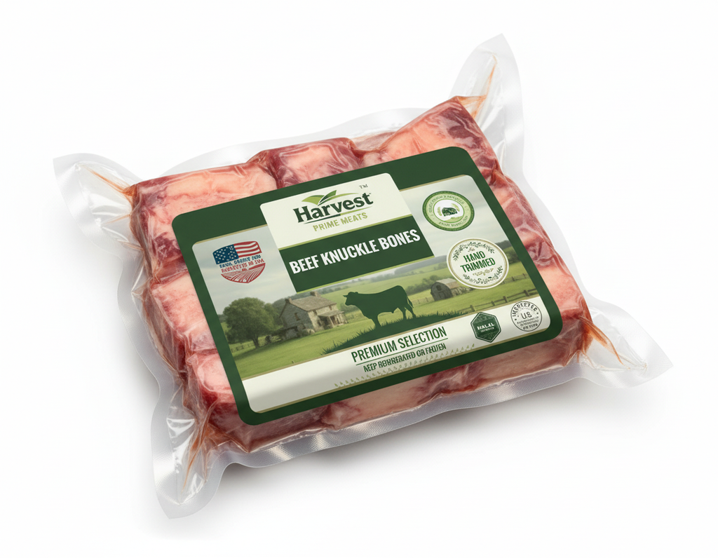 Beef Knuckle Bones - Angled View