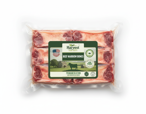 Beef Marrow Bones - Overhead View