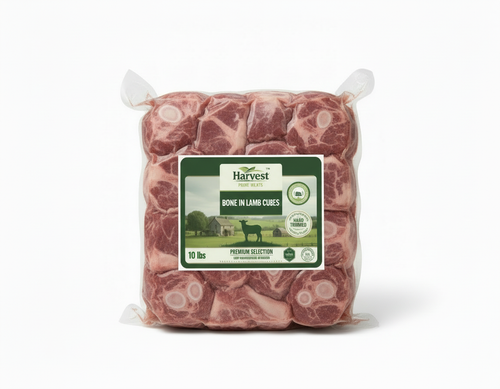 Bone In Lamb Cubes - Front View