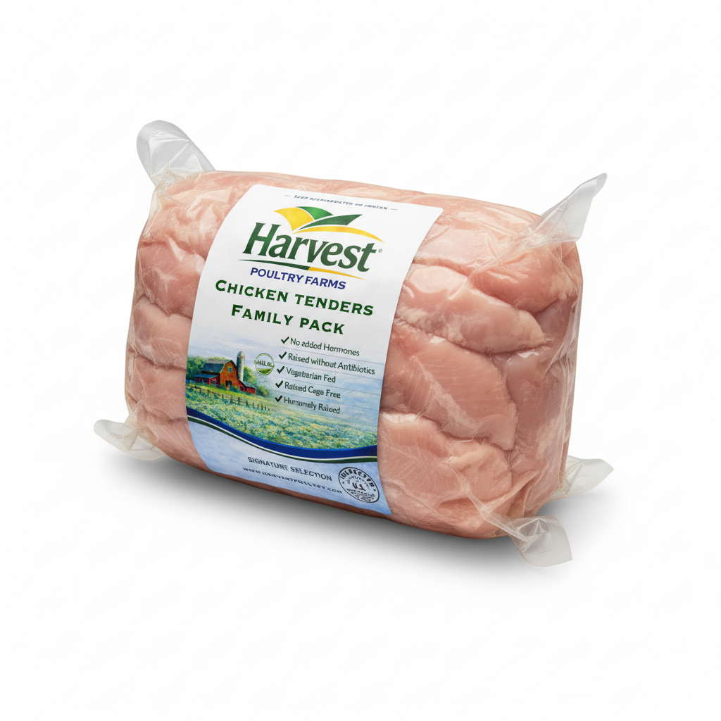 Chicken tenders - diagonal angle