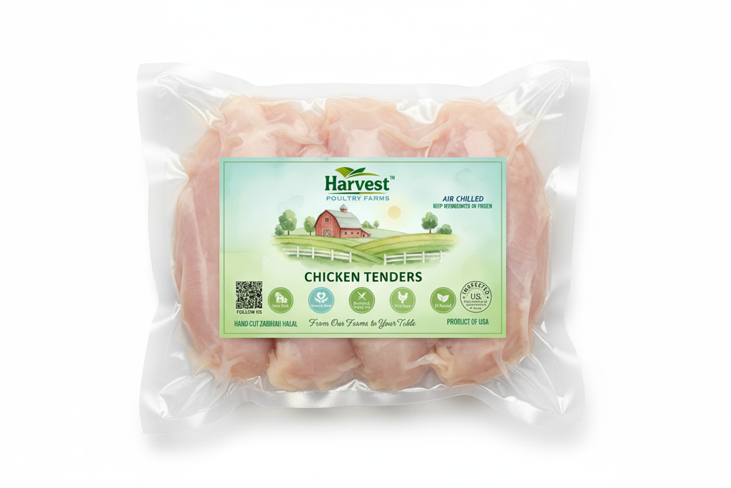 Chicken Tenders Vacuum Sealed Package