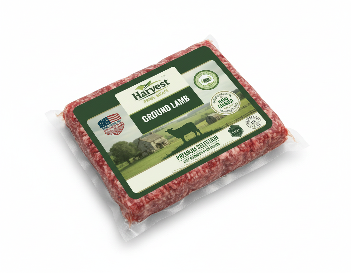 Ground Lamb - Angled View