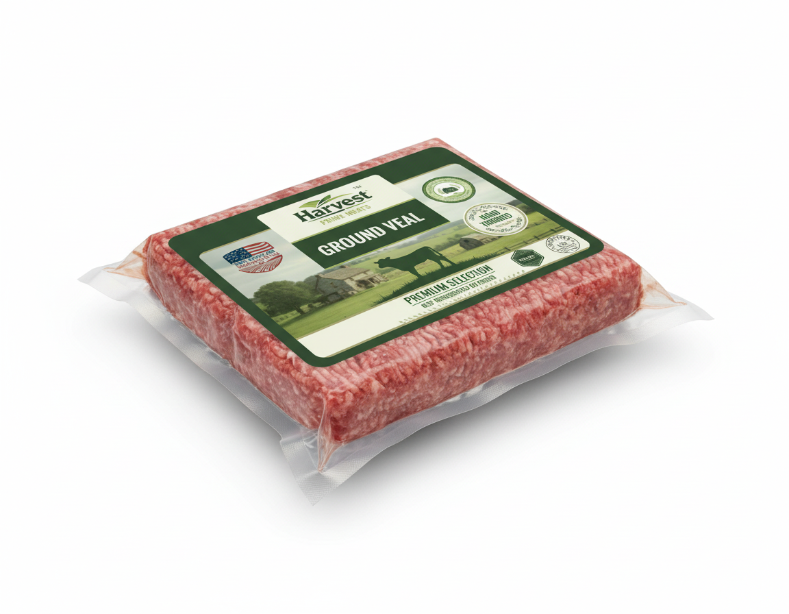 Ground Veal - Angled View