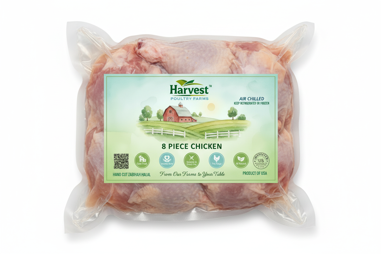 9 Piece Cut Chicken | 3-3.5 lbs approximatly