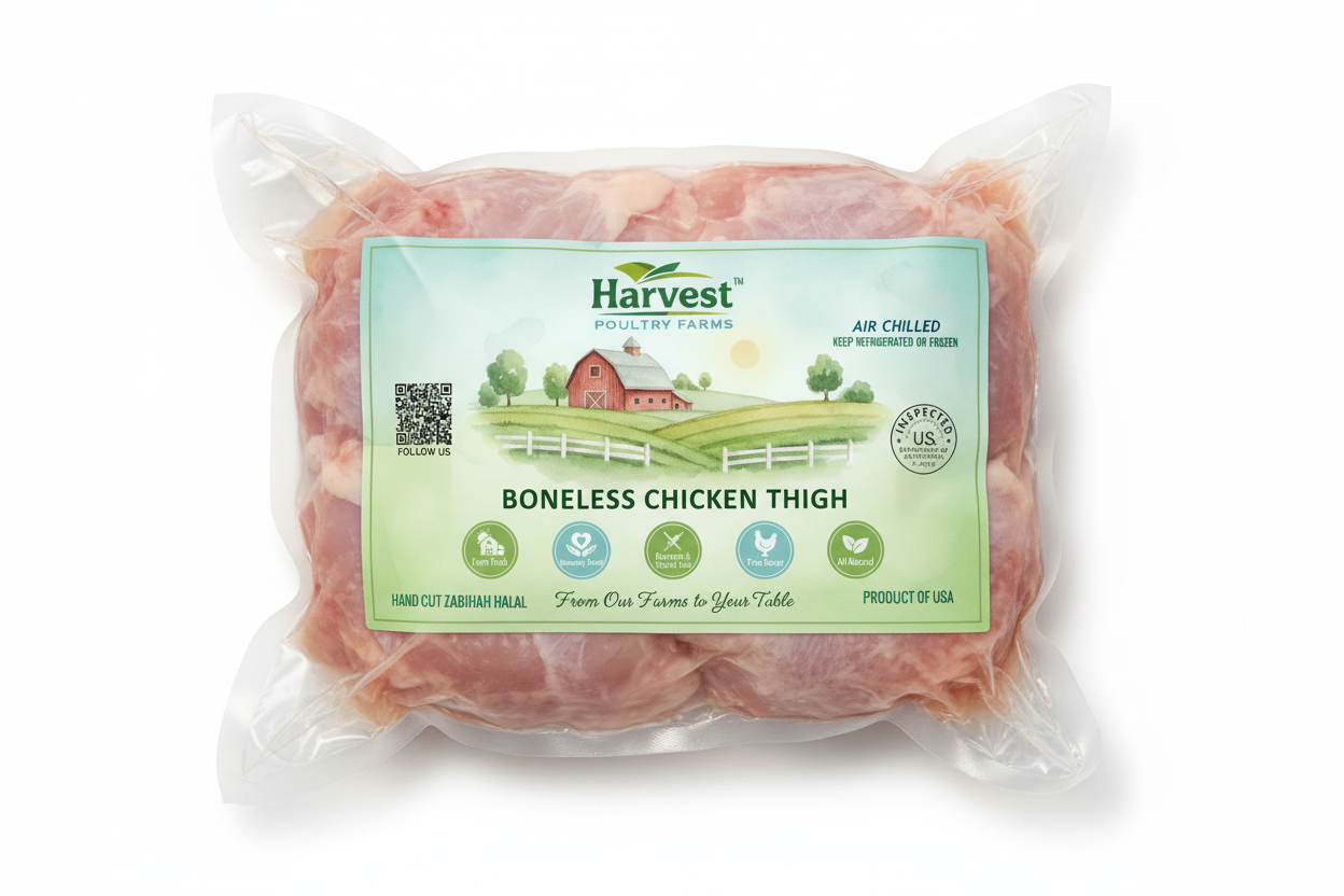 Boneless Chicken Thigh | 6 pieces | 1.3-1.6 lbs