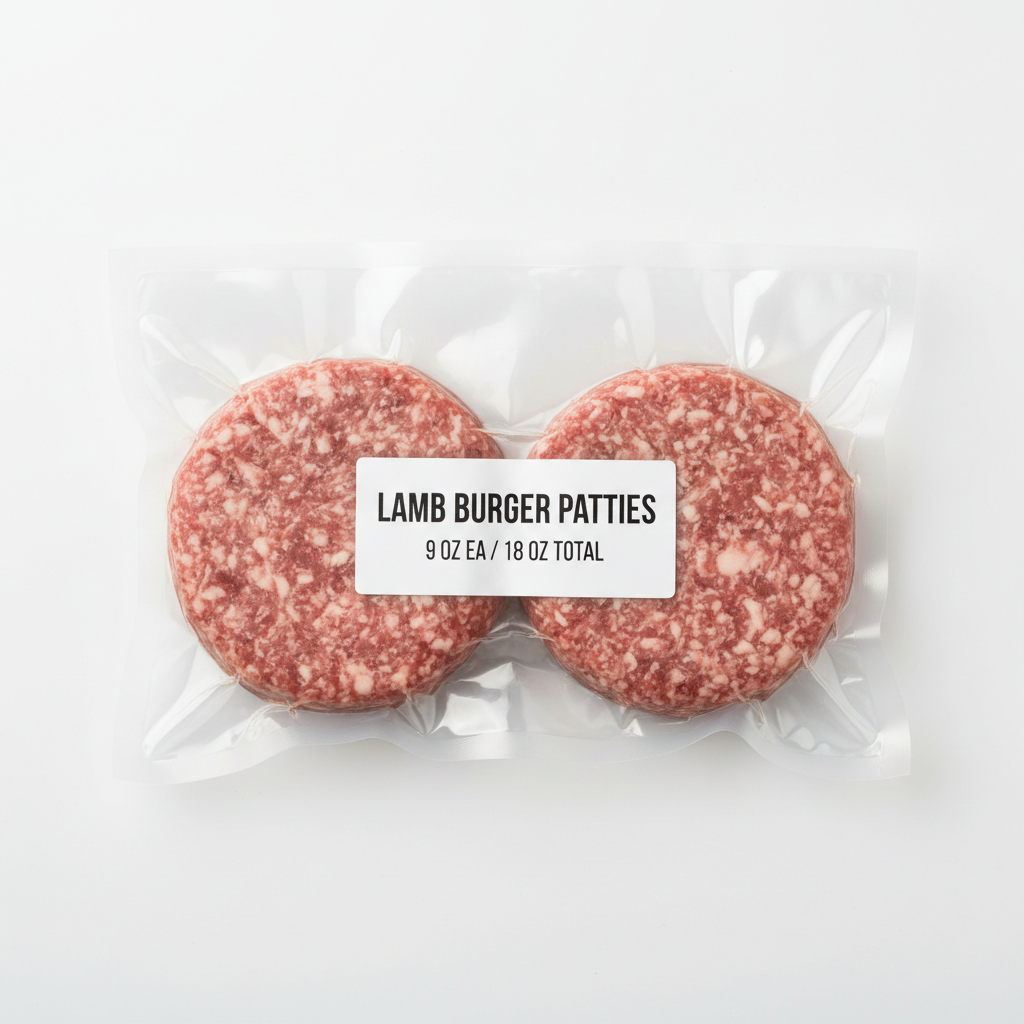 Lamb Burgers | 2 Patties | 9 Ounce Each