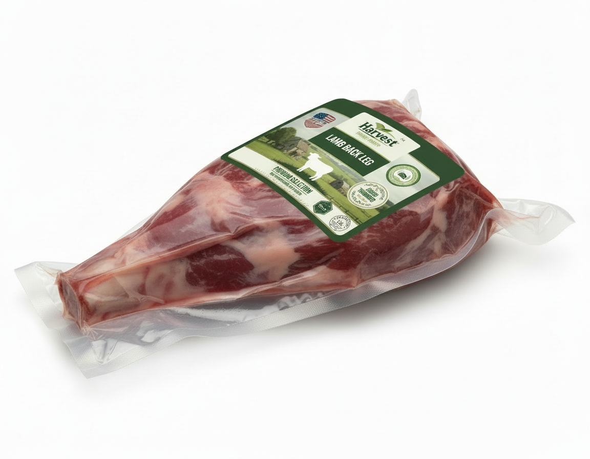 Lamb Back Leg - Angled View with lamb clip art