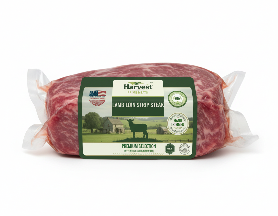 Lamb Loin Strip Steak - Side View