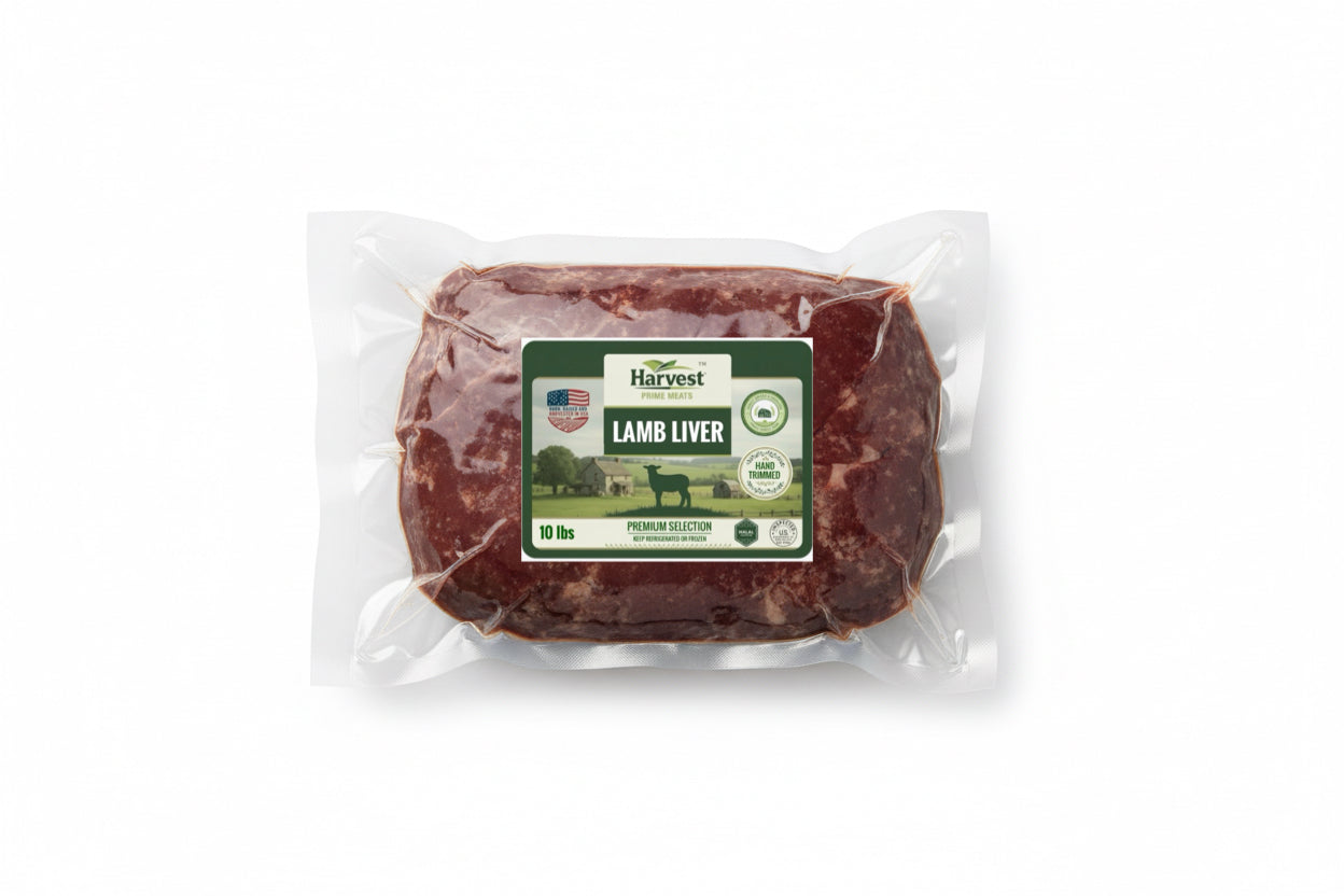 lamb liver ( 1 Pack, 1 piece ) 1.5-1.7 lbs