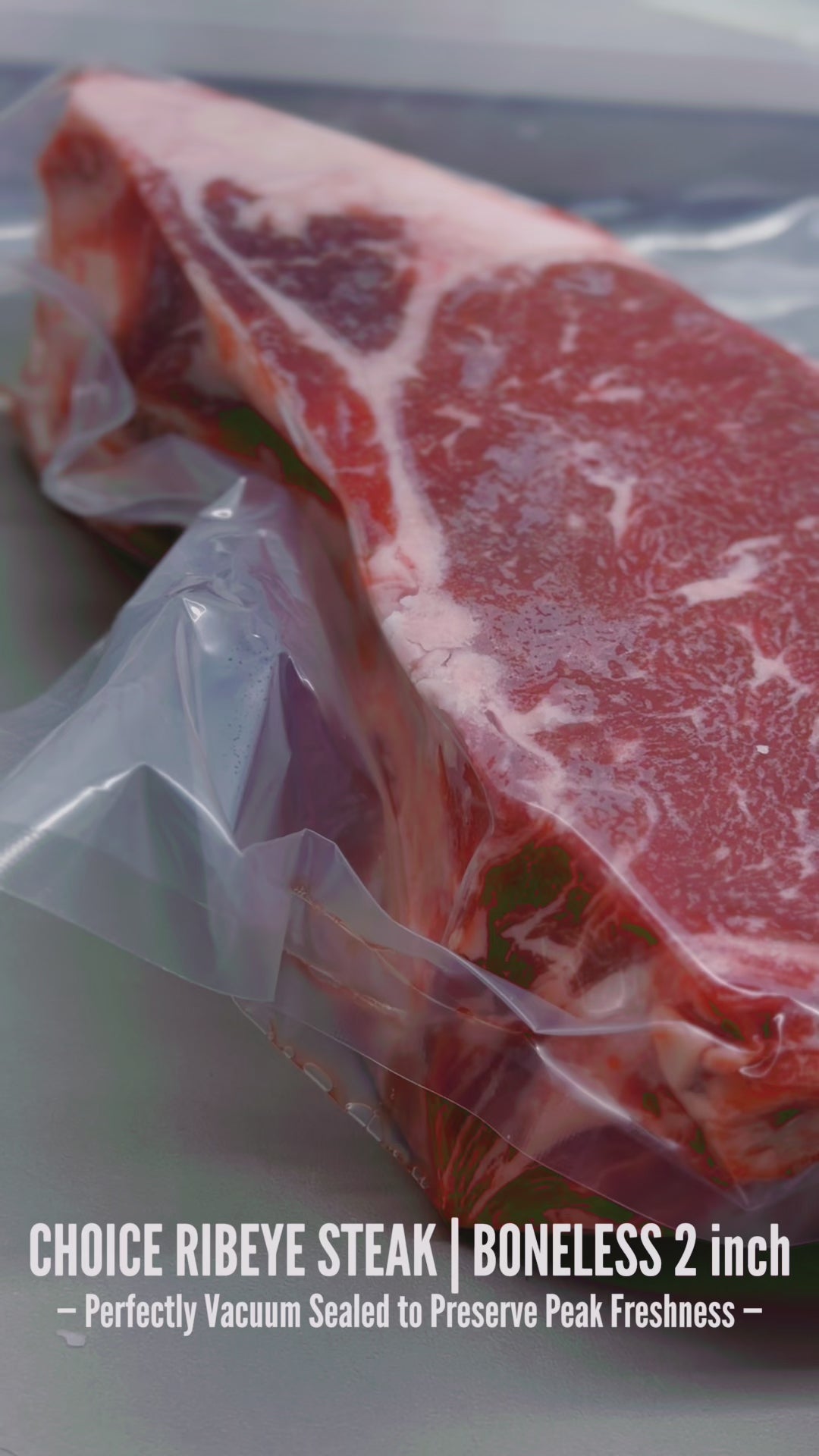 Choice Ribeye Steak | Boneless 2 Inch Thick