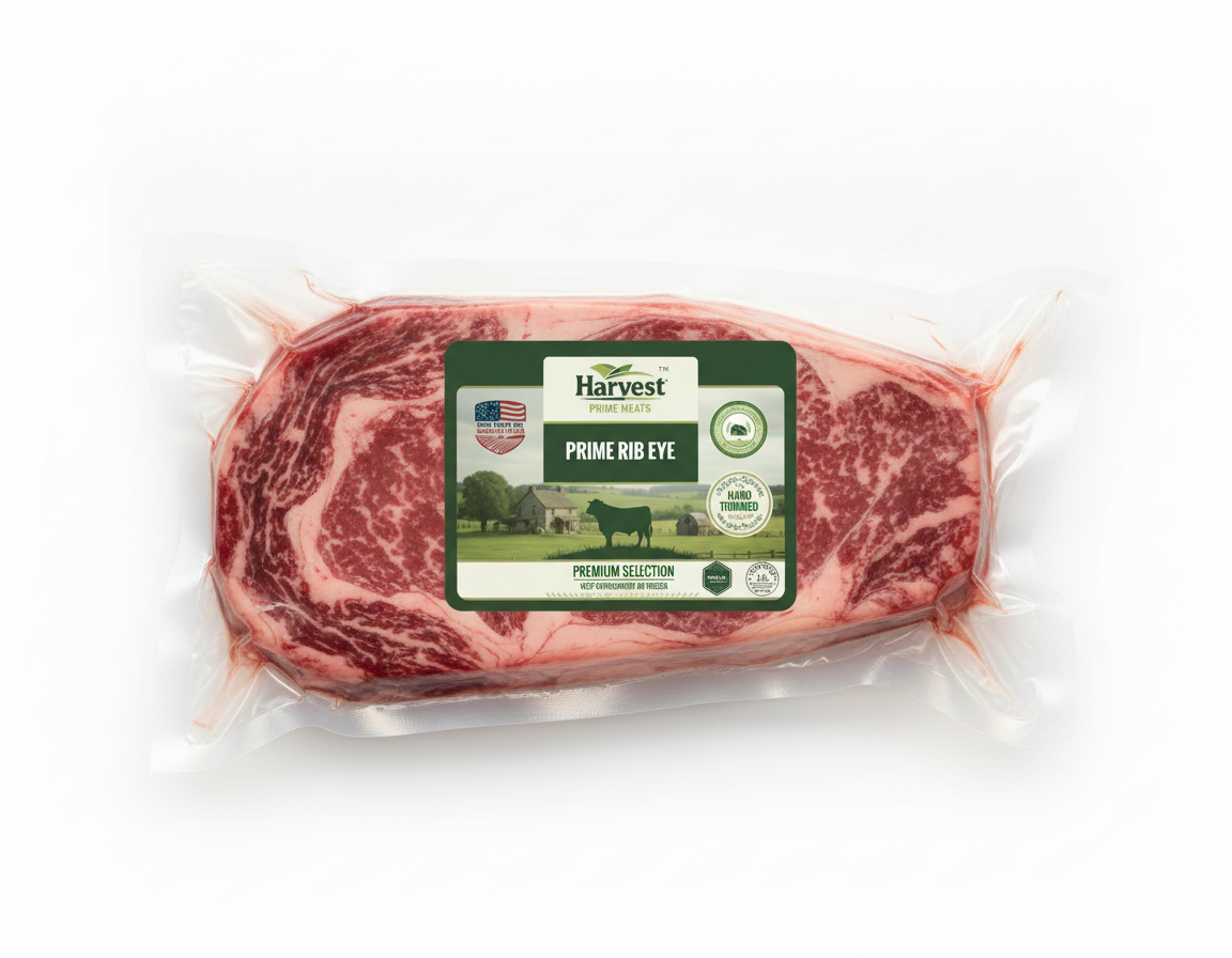 Prime Rib Eye - Overhead View