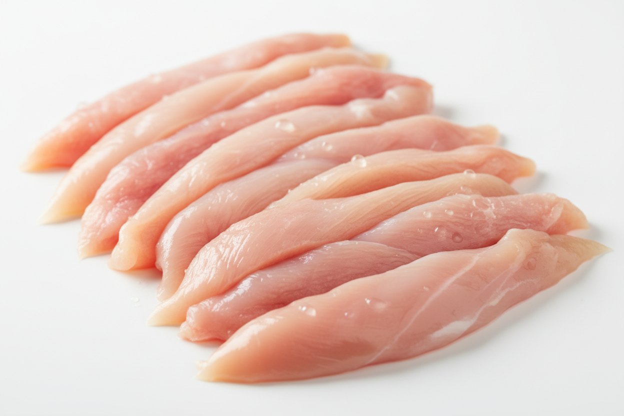 Raw Stir Fry Chicken Breast