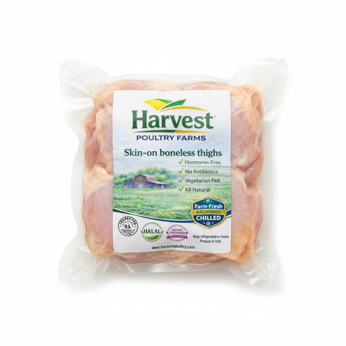 Skin-on boneless thighs Product Image