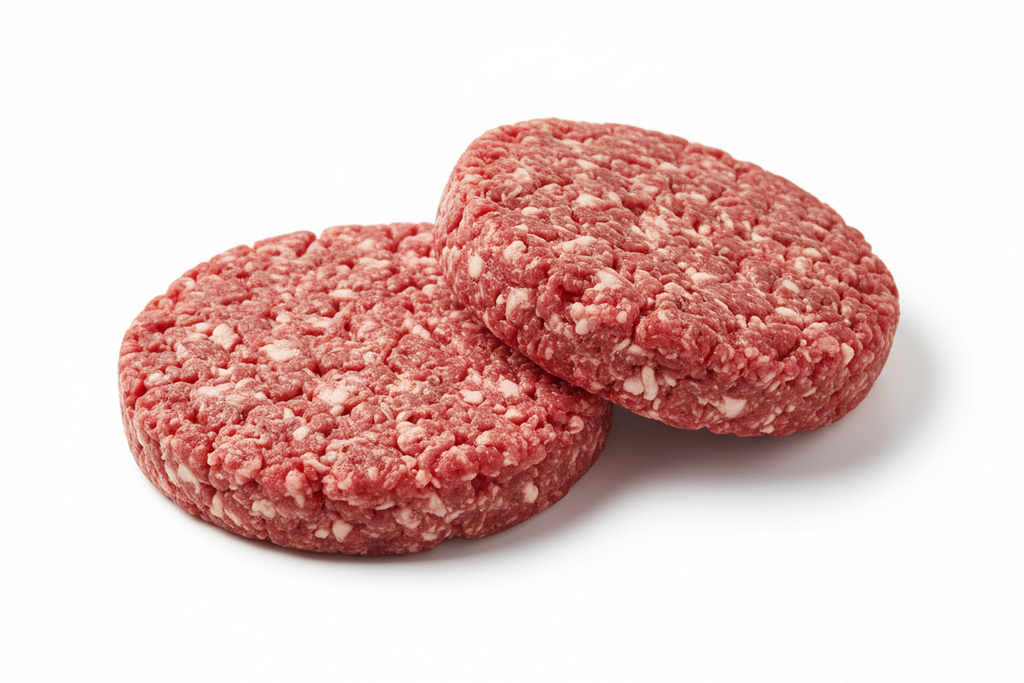 Signature Angus Beef Burger - 2 Patties, 8 oz Each | Harvest Poultry
