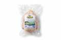 Vacuum sealed baby chicken with Harvest Poultry label