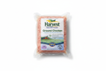 Vacuum sealed ground chicken with Harvest Poultry Ground Chicken label